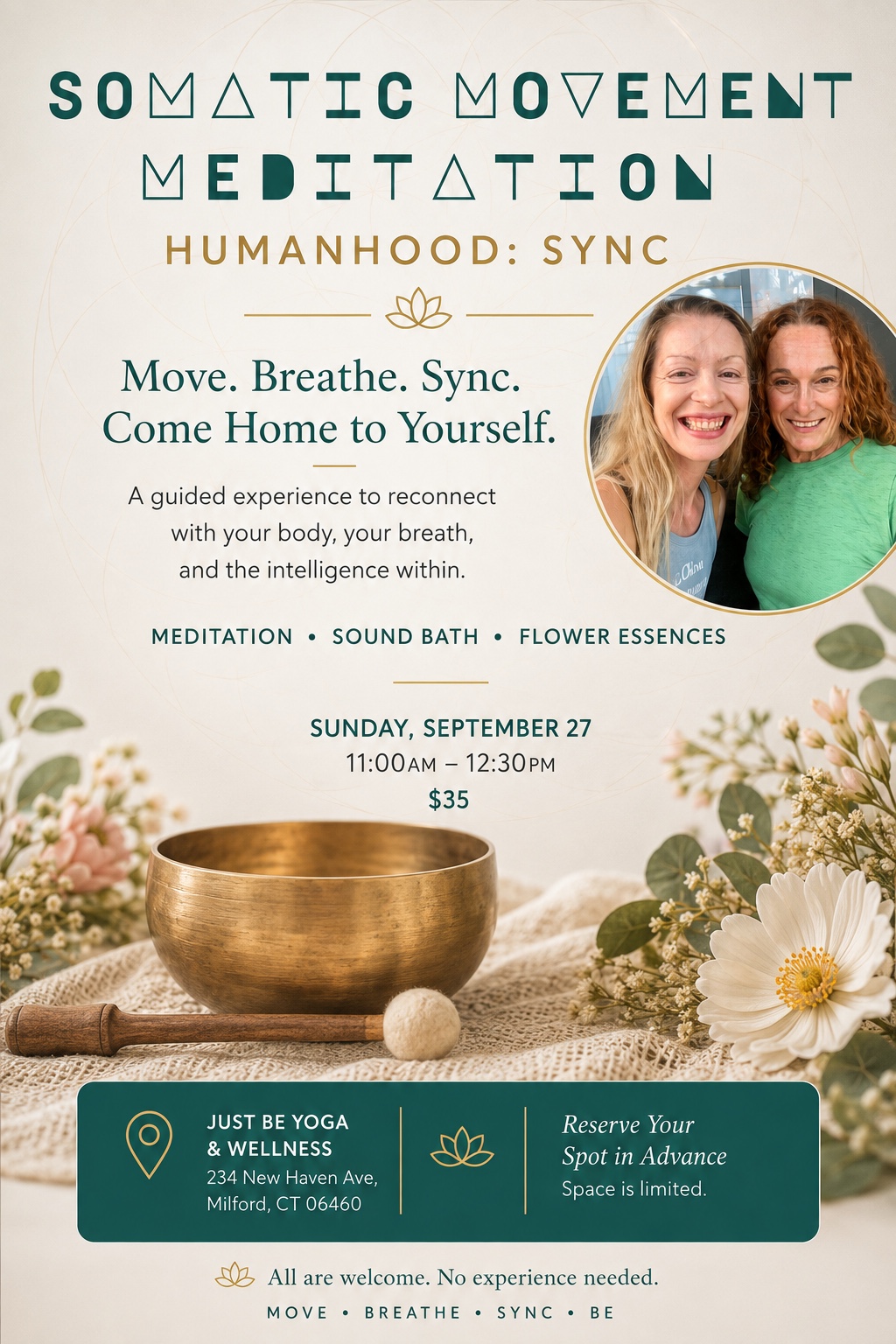 HUMANHOOD: SYNC event flyer